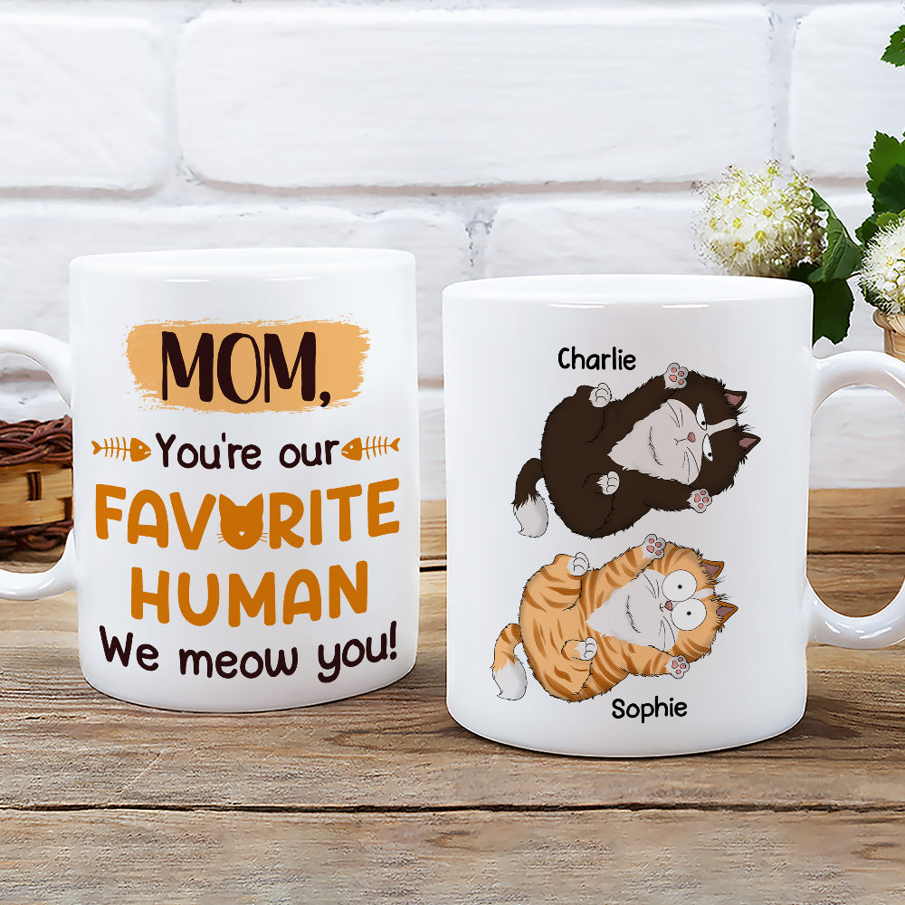 We Meow You - Exclusively Personalized Custom Coffee Mug for Pet Lovers