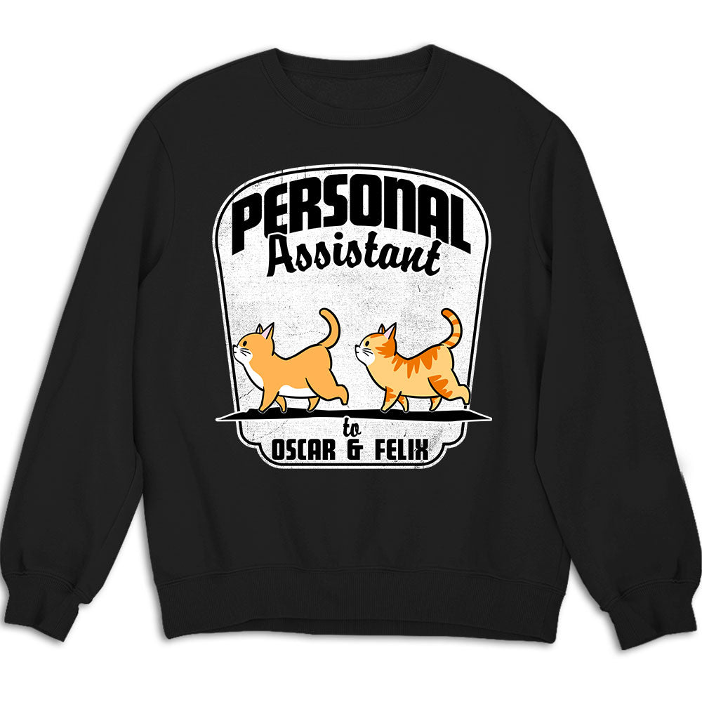Personalized Custom Pets Personal Assistant Sweatshirt - Ideal Gift for Pet Lovers