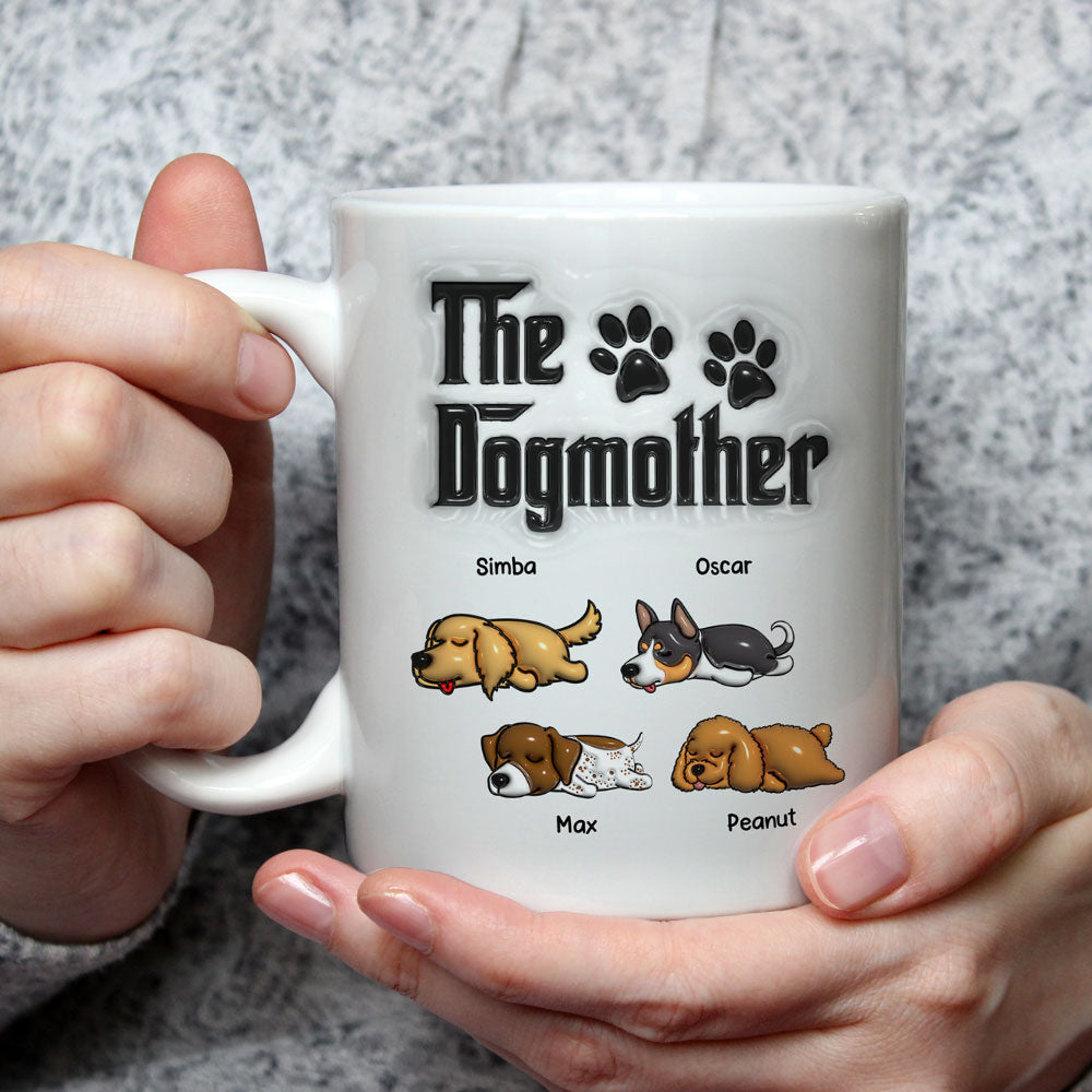 Personalized 3D Inflated Effect Dog-themed Mug for Dog Lovers