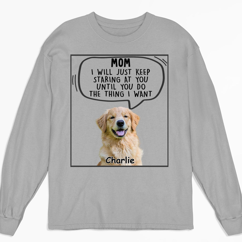 Personalized Custom Long Sleeve T-shirt: Ideal Gift for Pet Lovers