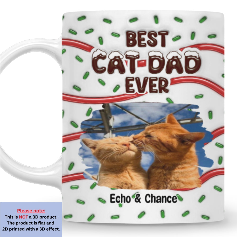 Personalized 3D Inflated Effect Mug: Ideal Gift for Dog and Cat Lovers