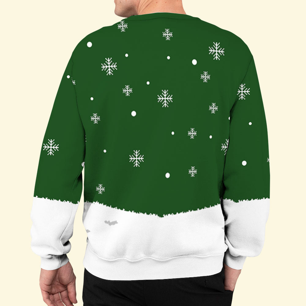 Unique Personalized All-Over-Print Sweatshirt for Pet Lovers