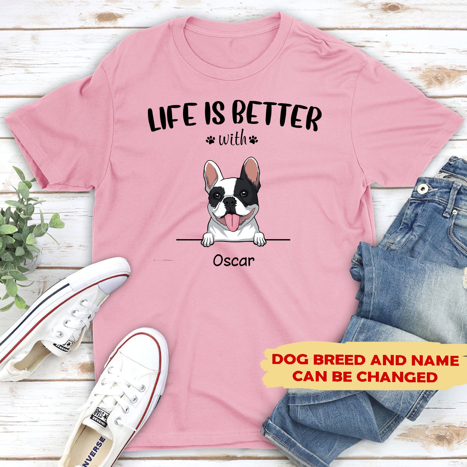 Best Life Personalized Unisex Classic Pet Lover T-shirt