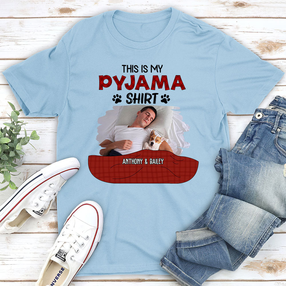 Personalized Custom Premium Pajama-Style Photo T-Shirt - Version 3