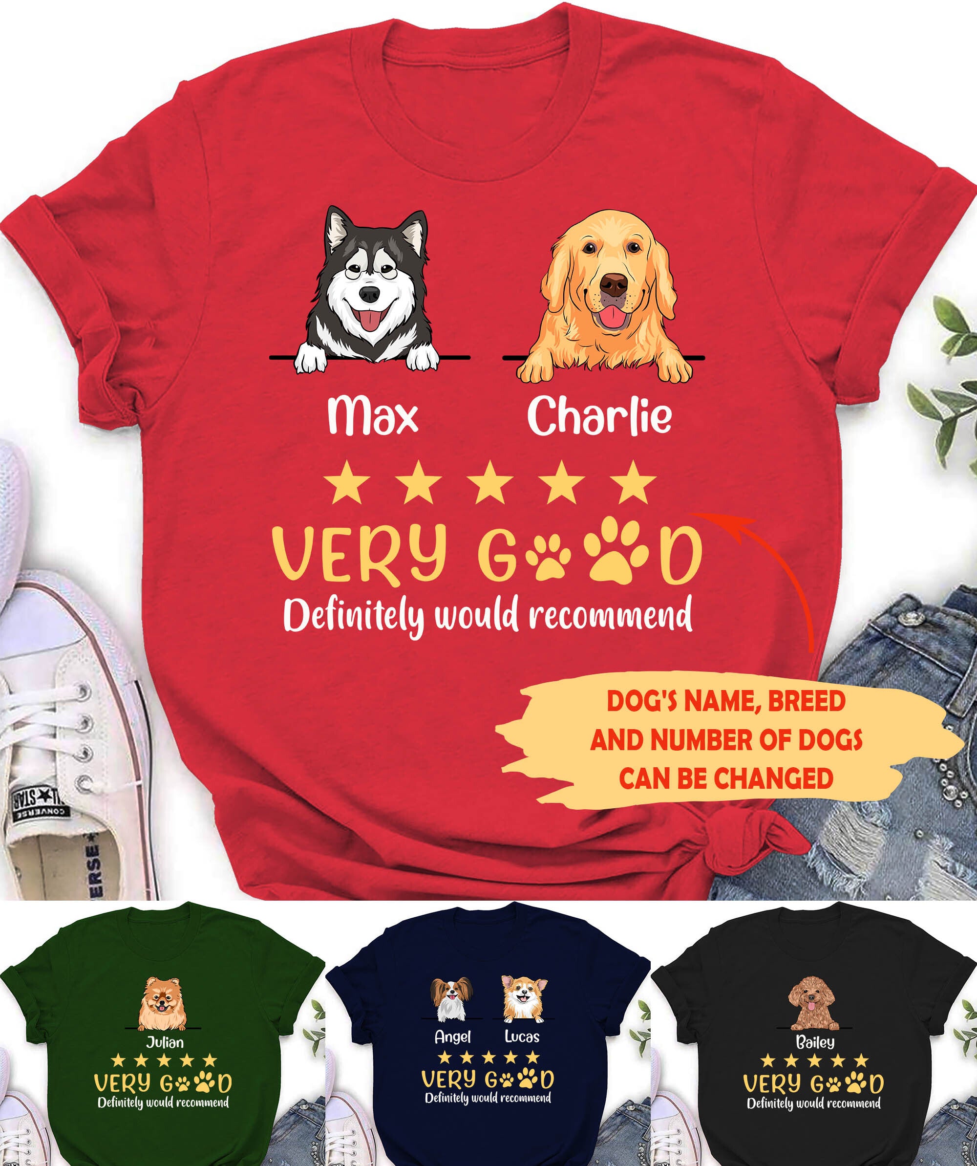 Highly Recommended Personalized Custom Classic T - shirt for Pet Lovers
