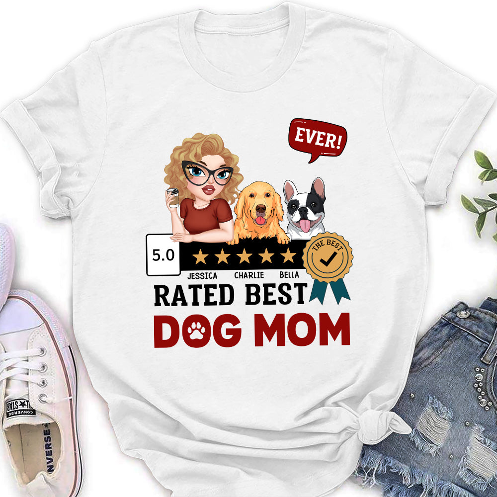 Top-Rated Personalized Custom Women's T-shirt for Dog Moms