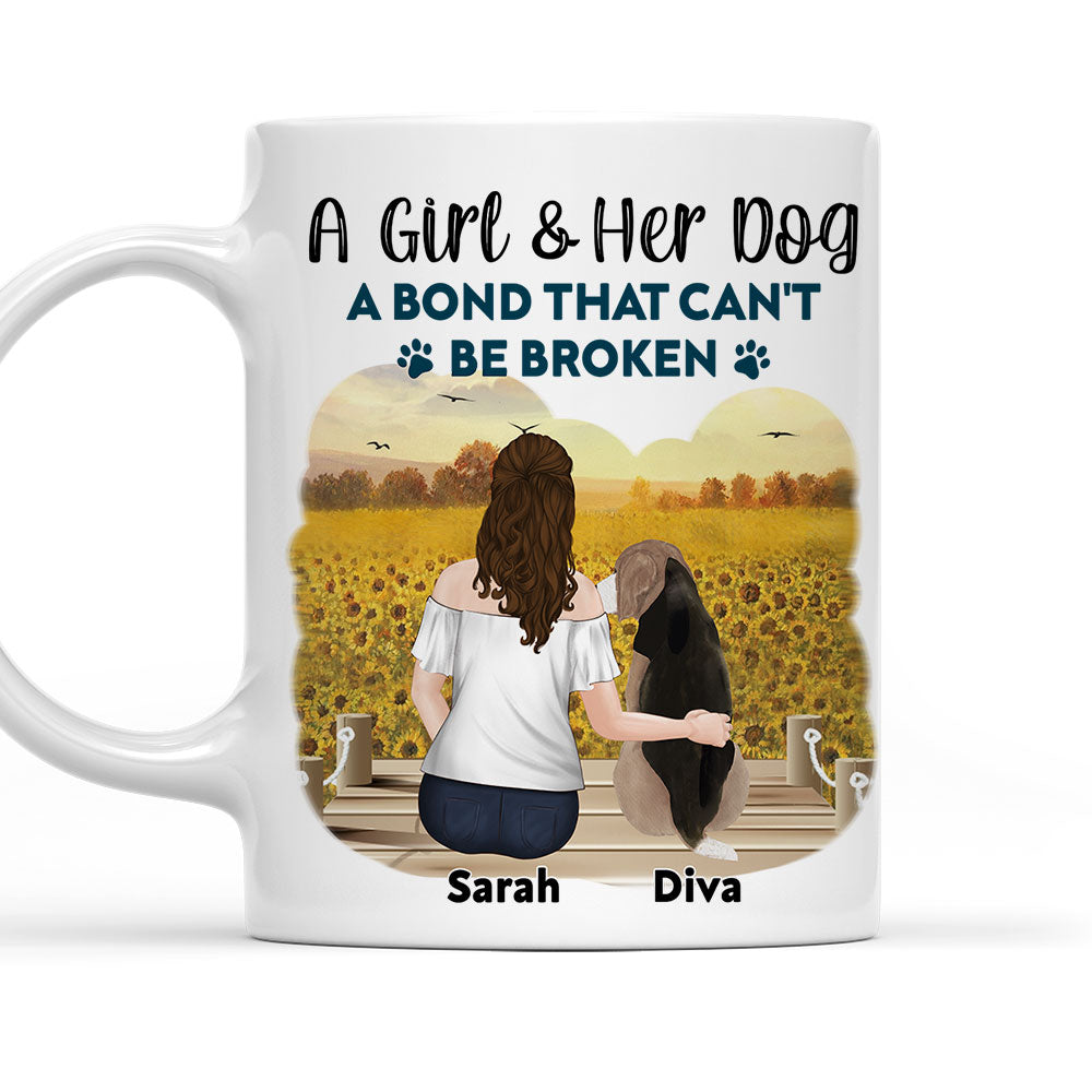 Unbreakable Bond - Customizable Personalized Coffee Mug for Pet Lovers