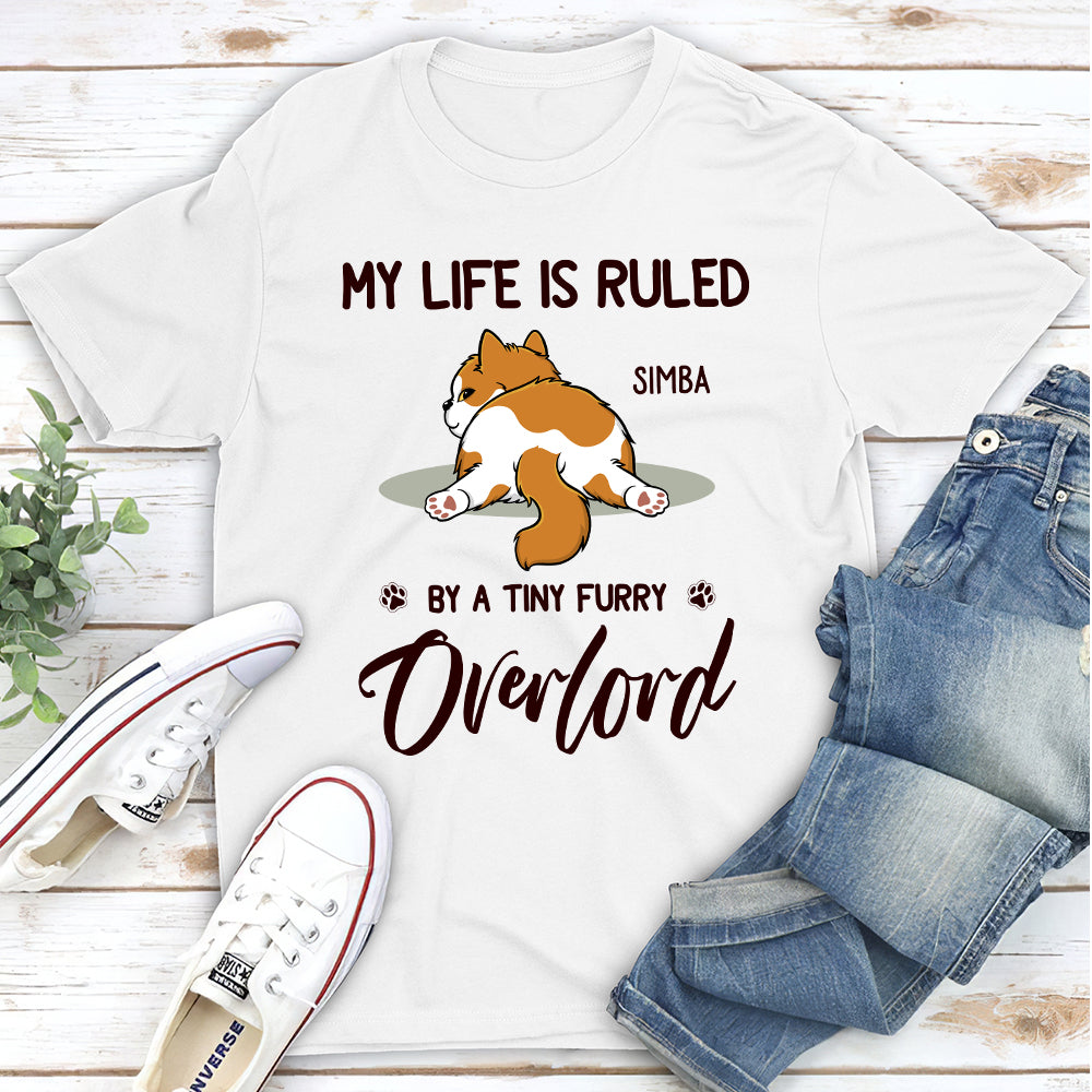 Personalized 'Cats Rule My Life' Unisex T-Shirt - Ideal Gift for Pet Lovers