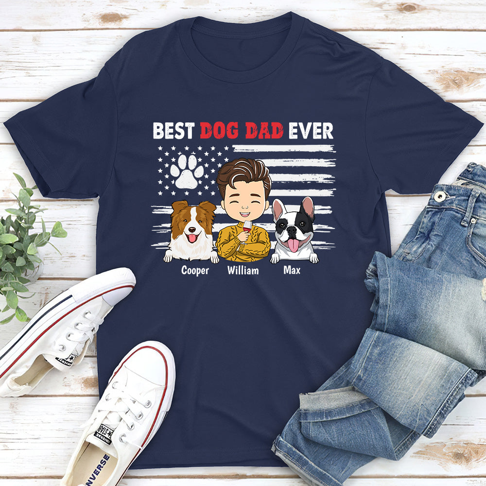 My Best Dad - Customizable Unisex Personalized T-shirt for Pet Lovers