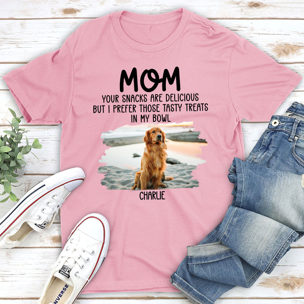 Delicious Snacks-themed Personalized Unisex T-shirt - Ideal Gift for Pet Lovers