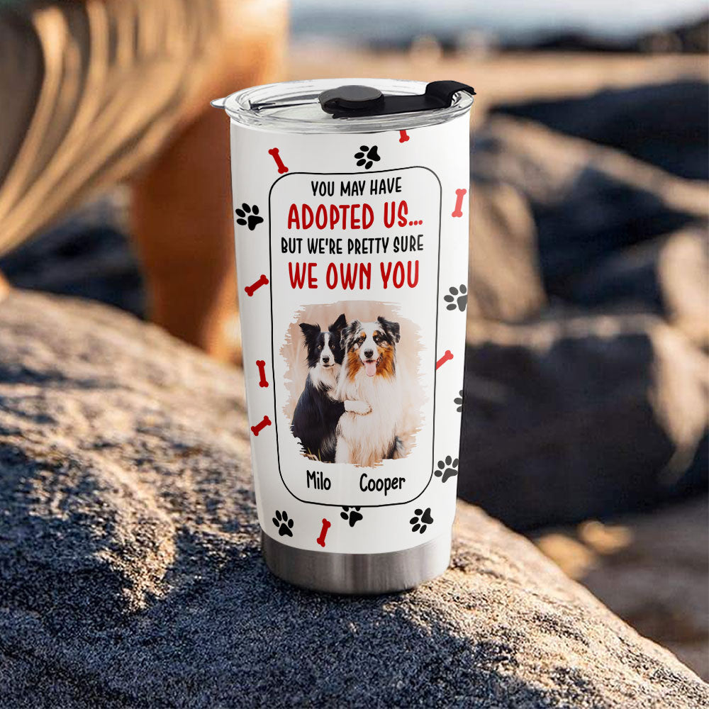 Adopted US Personalized Custom Photo Tumbler - Ideal for Any Occasion