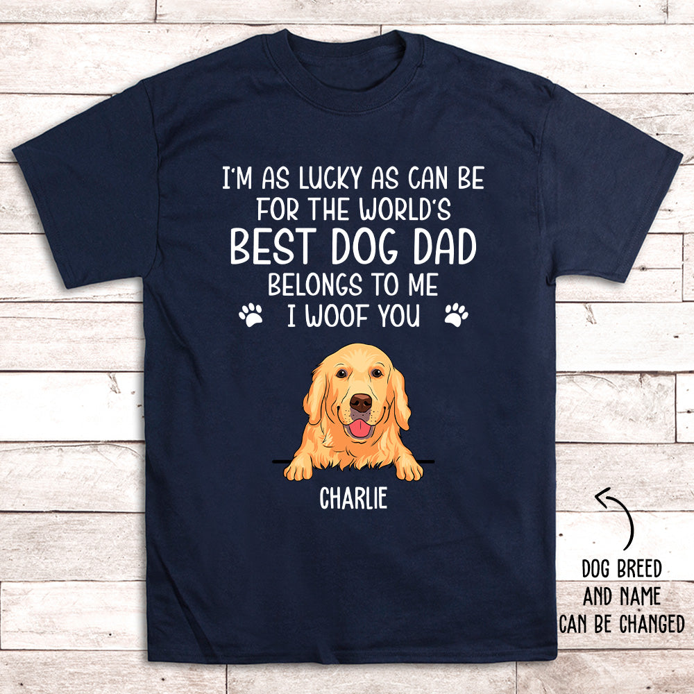 Lucky Personalized Unisex Custom T-shirt - Ideal Gift for Pet Lovers