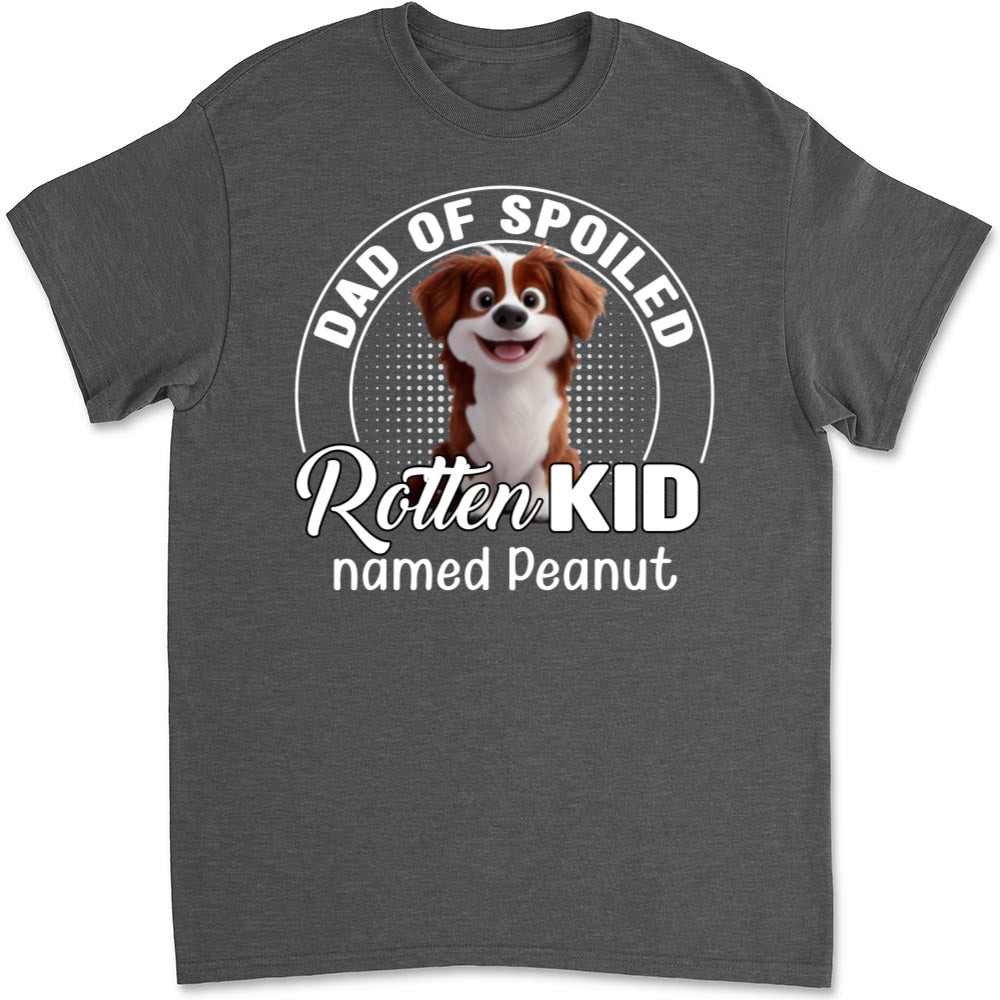 Spoiled Rotten Pet Chibi Cartoon Personalized Unisex T - shirt: Ideal Gift for Pet Lovers