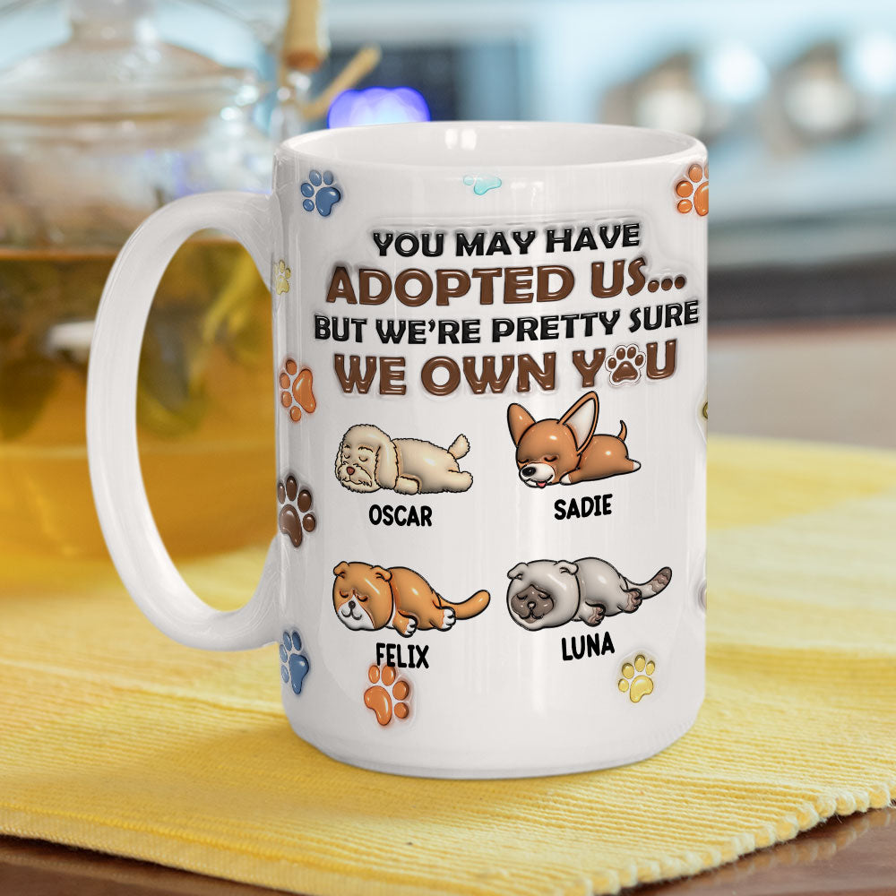 We Sure We Own You Version 2 - Stunning Personalized 3D Inflated Effect Ceramic Mug