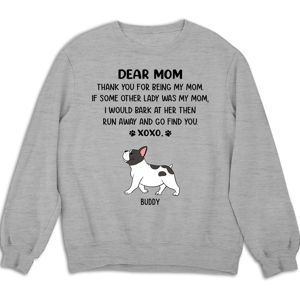 Dear Mom Xoxo - Exquisite Personalized Custom Sweatshirt for Pet Lovers