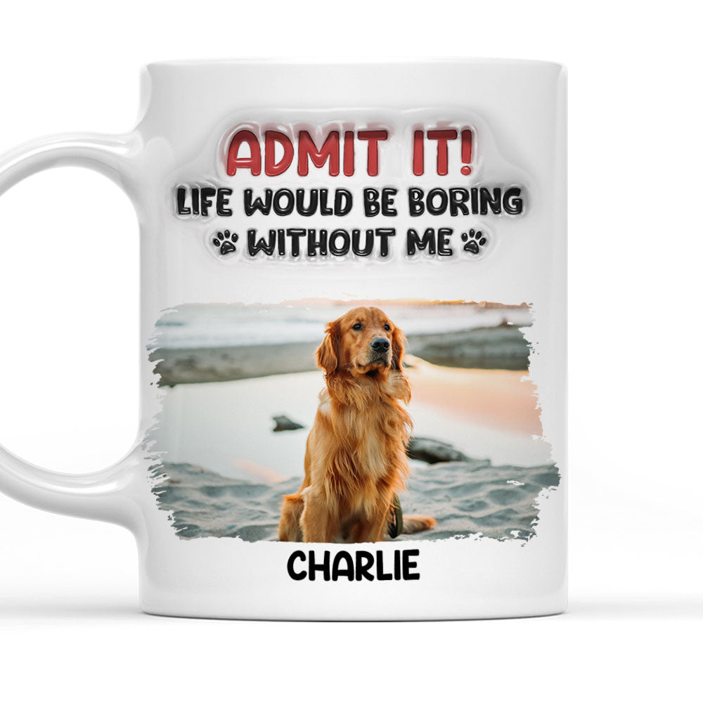 Personalized 3D Inflated Effect Custom Photo Mug