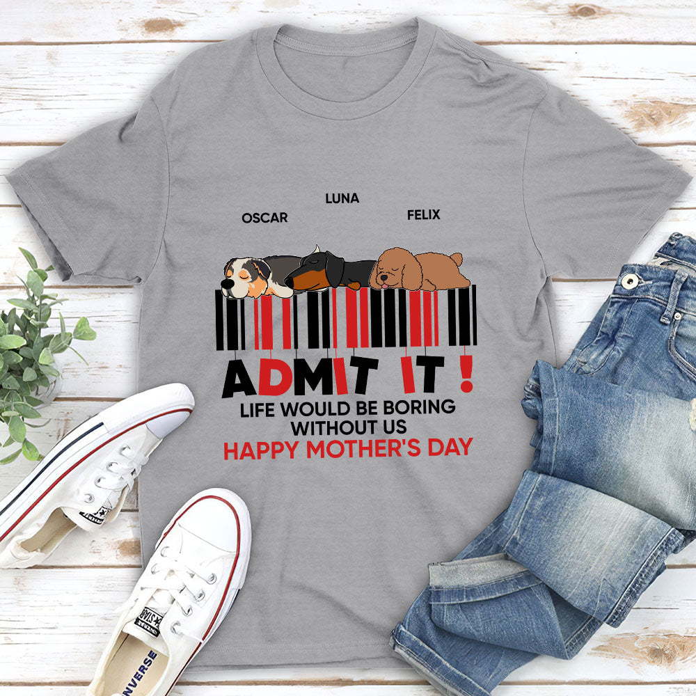 Happy Mother's Day - Customizable Unisex Personalized Pet Lover T-shirt