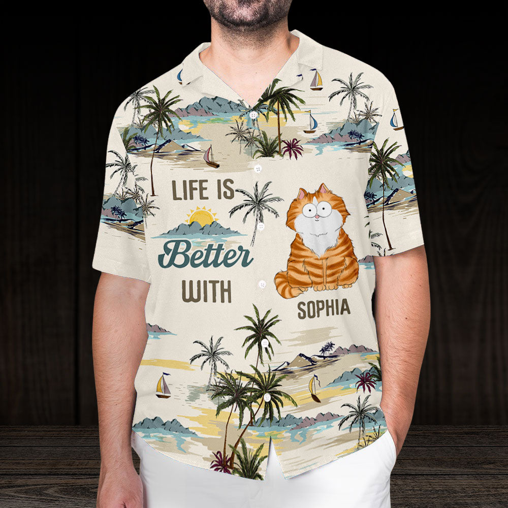Unique Personalized Hawaiian Shirt for a Better Life with Your Pet