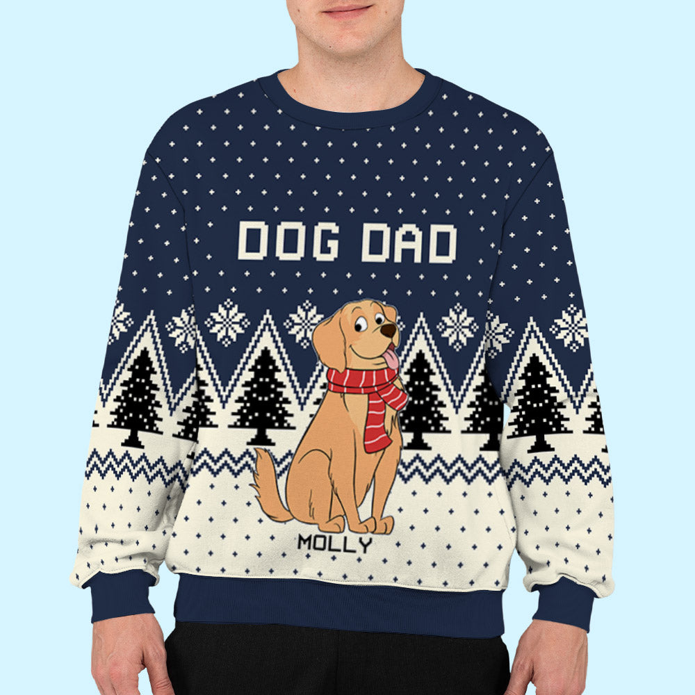 Pet Parents Personalized All-Over Print Custom Sweatshirt - Ideal Gift for Pet Lovers