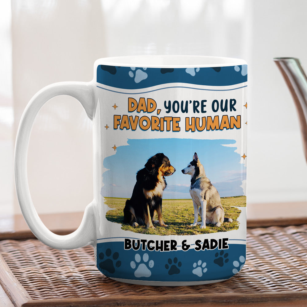 Personalized 'I Love You The Most' Photo Custom Coffee Mug