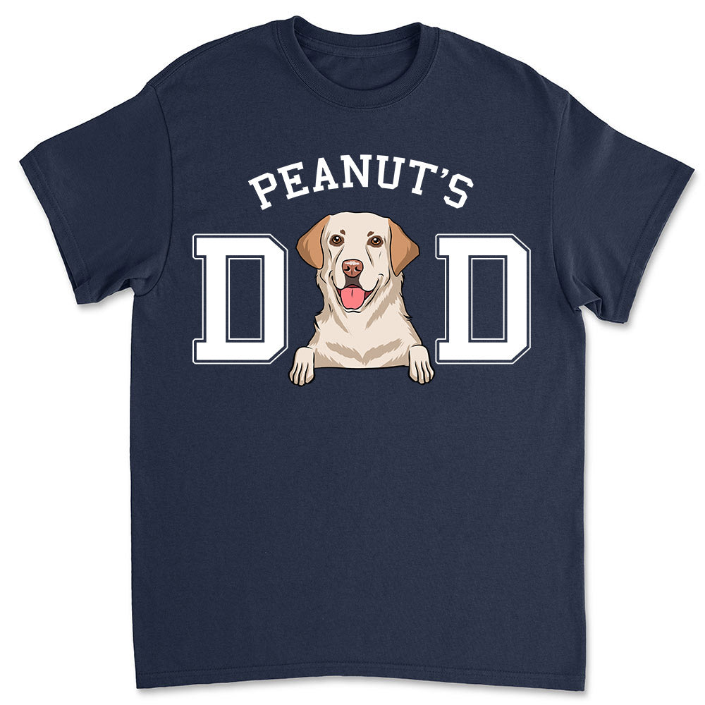 Customizable Unisex Dog Dad/Mom Personalized T-shirt - Ideal Gift for Pet Lovers