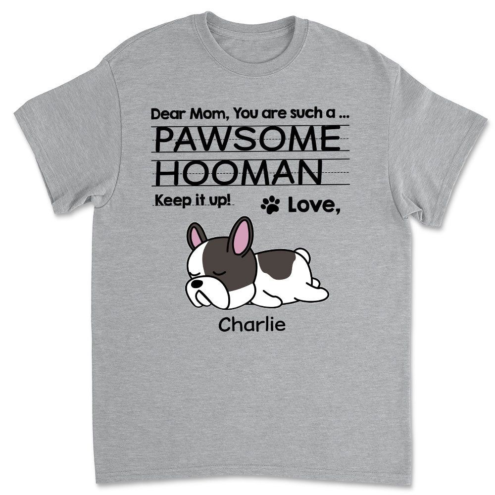 Personalized Custom Unisex T-shirt - Heartfelt Letter to Mom and Dad