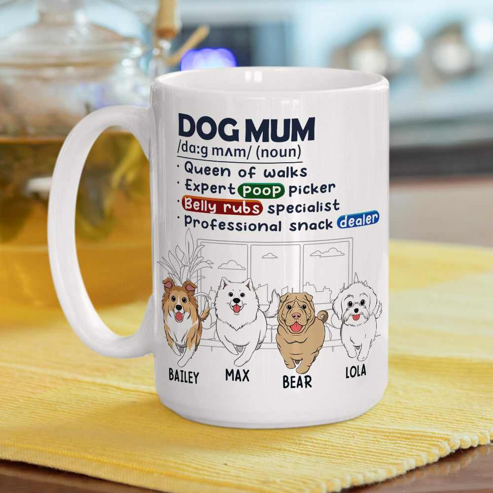 Personalized Dog King Queen of Walks Custom Coffee Mug - Ideal Gift for Loved Ones