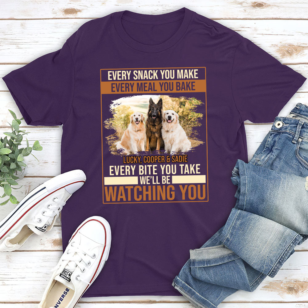 Personalized Unisex Snack and Meal - Inspired T-shirt for Pet Lovers