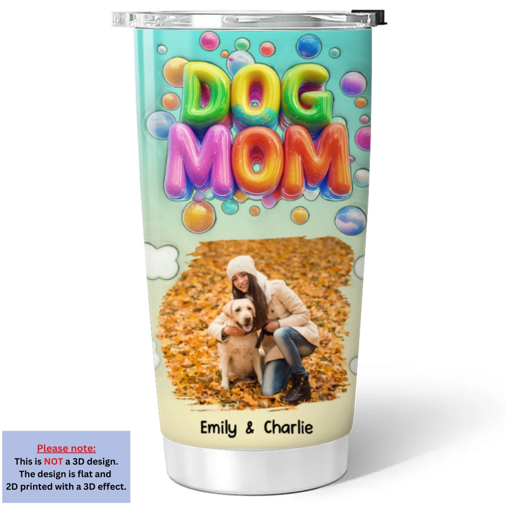 Personalized Puppy Love Cartoon 3D Inflated Effect Stainless Steel Tumbler