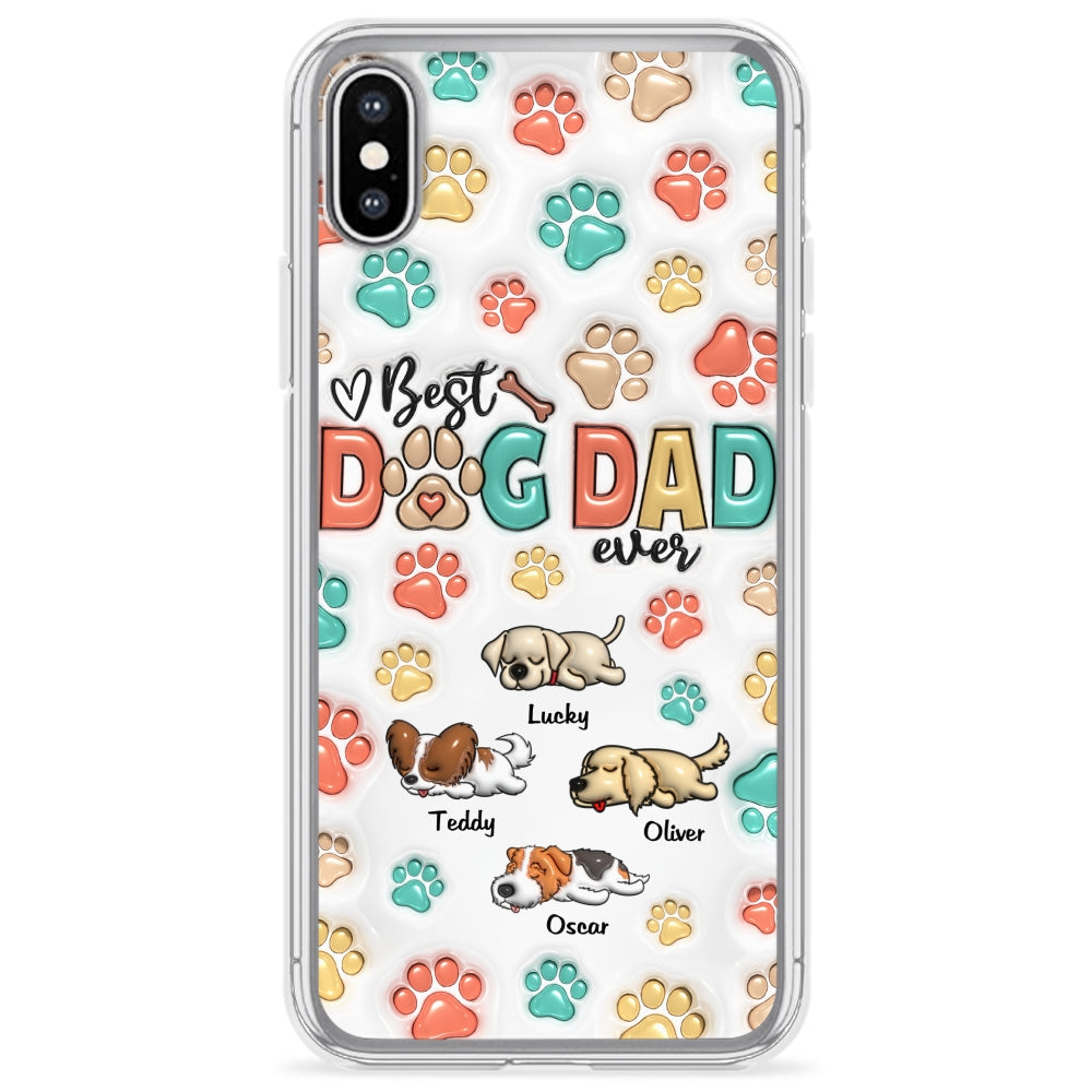 Best Fur Mom Ever! Personalized 3D Inflated Effect Custom Phone Case