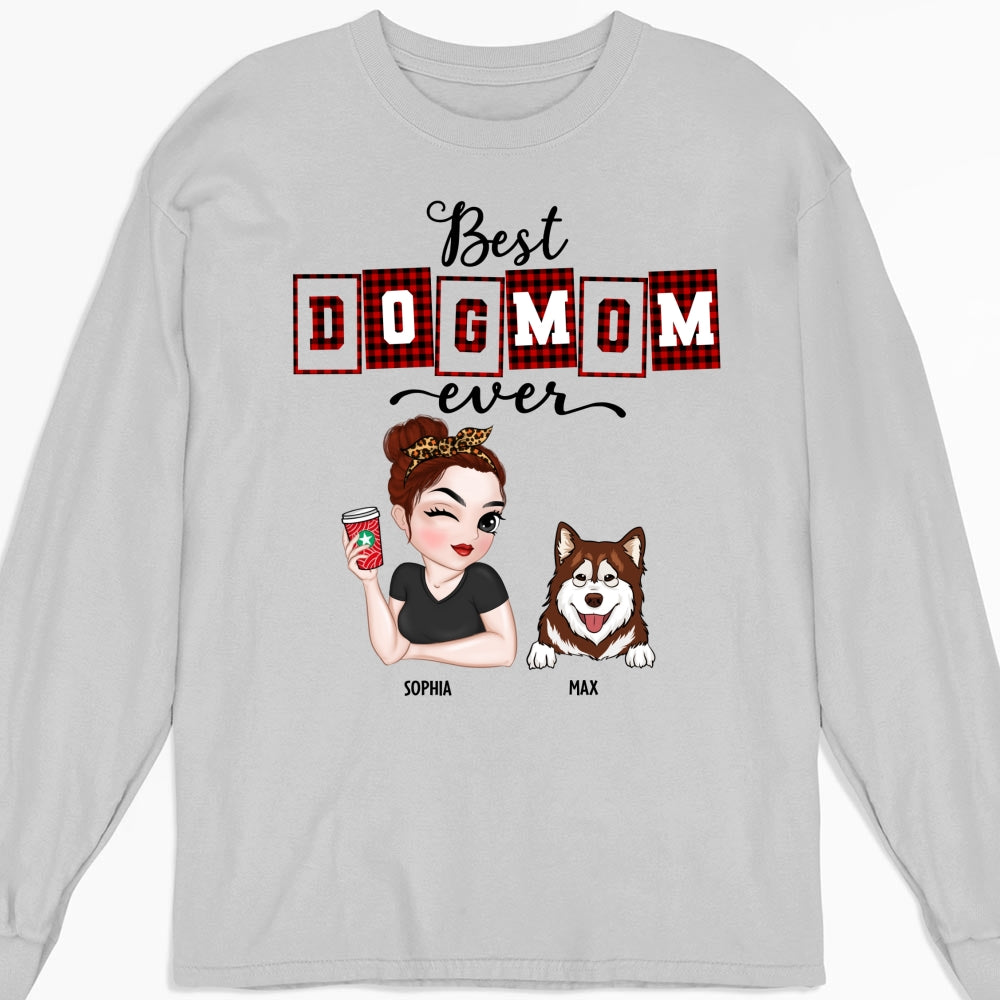 Top-Rated Personalized Custom Long Sleeve T-shirt for Best Moms of the Year