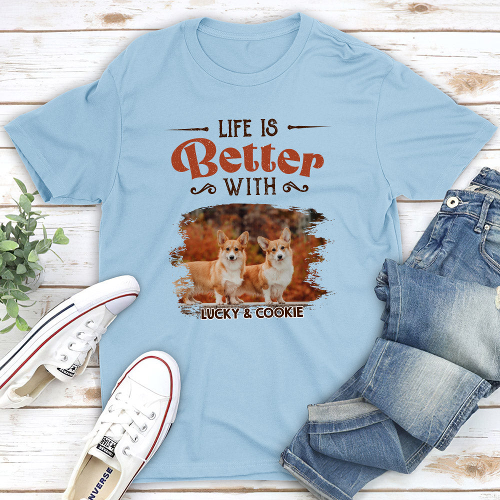 Personalized Unisex T-shirt: Enhance Your Life with Dog-themed Design