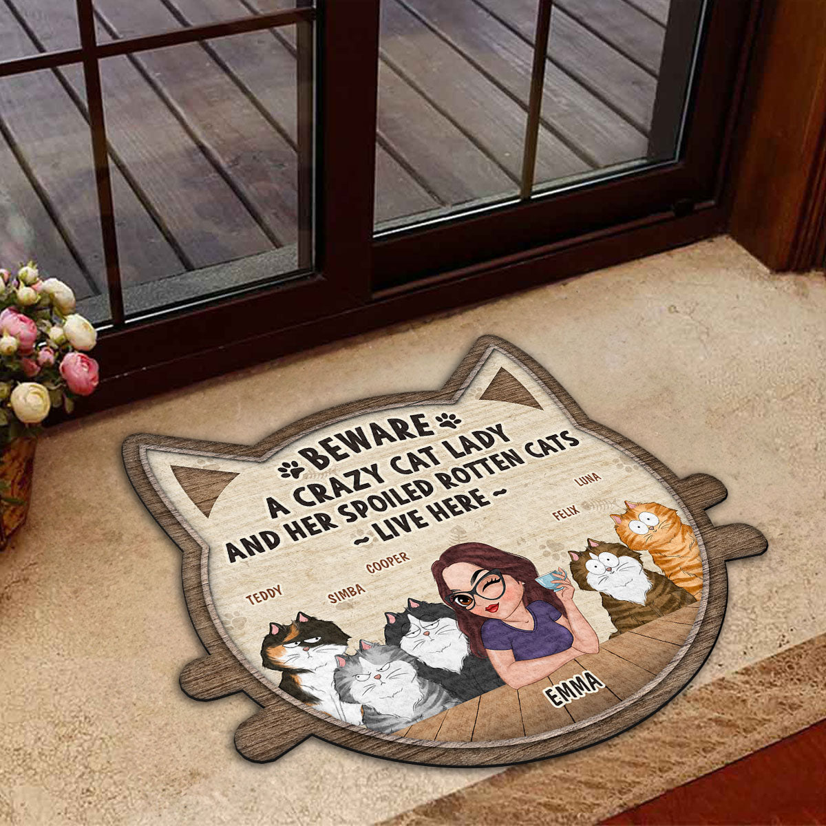 Personalized Pet Lover's Doormat - A Unique Welcome