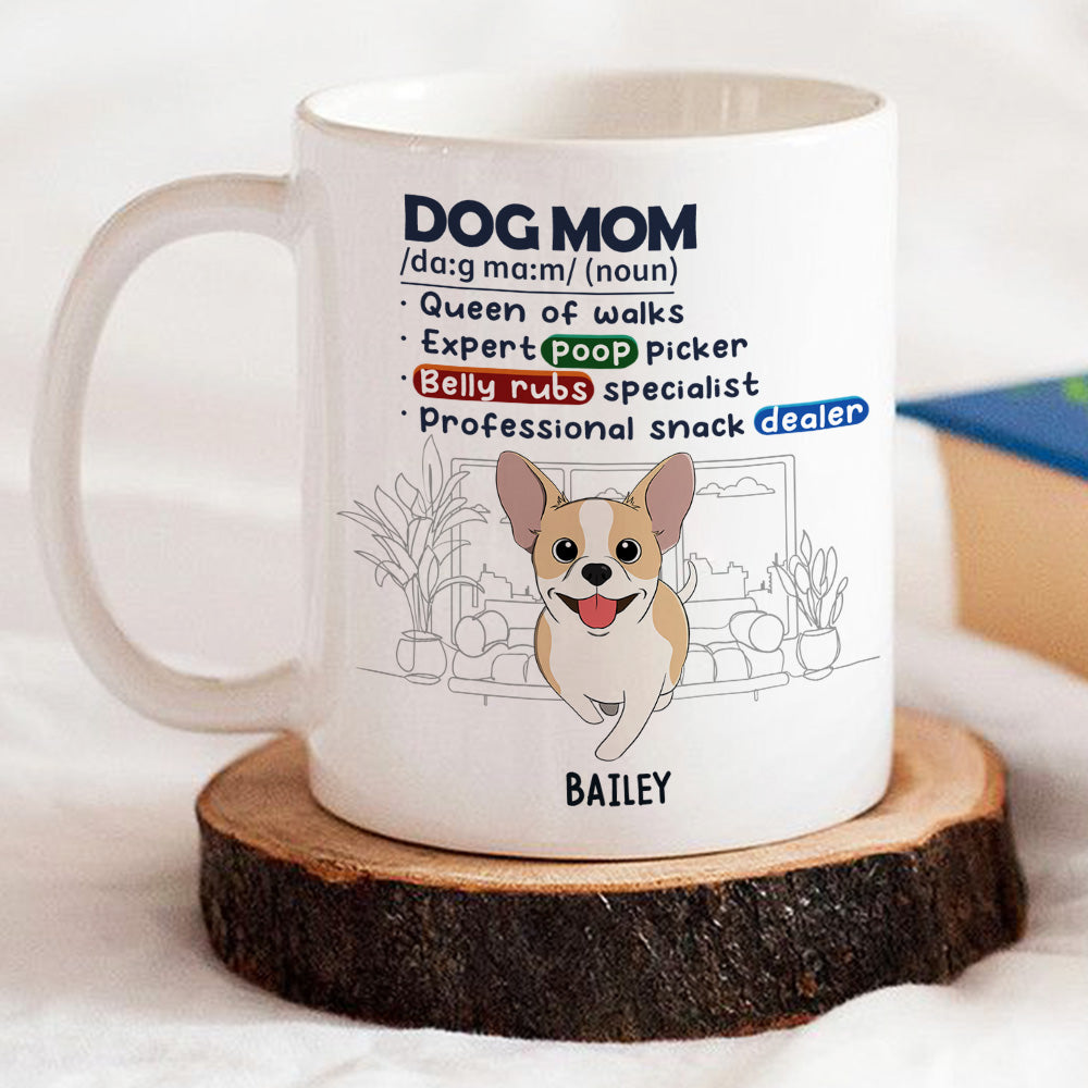Personalized Dog King Queen of Walks Custom Coffee Mug - Ideal Gift for Loved Ones