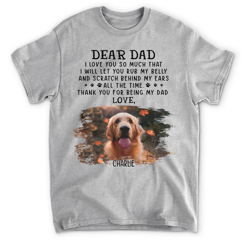 Personalized Custom Unisex 'Love So Much' Pet Photo T-shirt