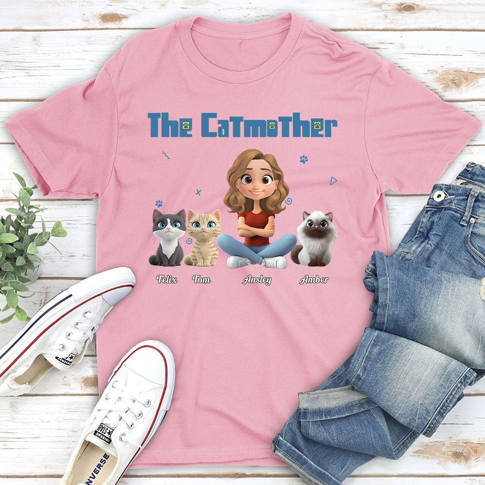 Personalized Unisex 'I Am The Catmother' T-Shirt - Ideal Gift for Pet Lovers
