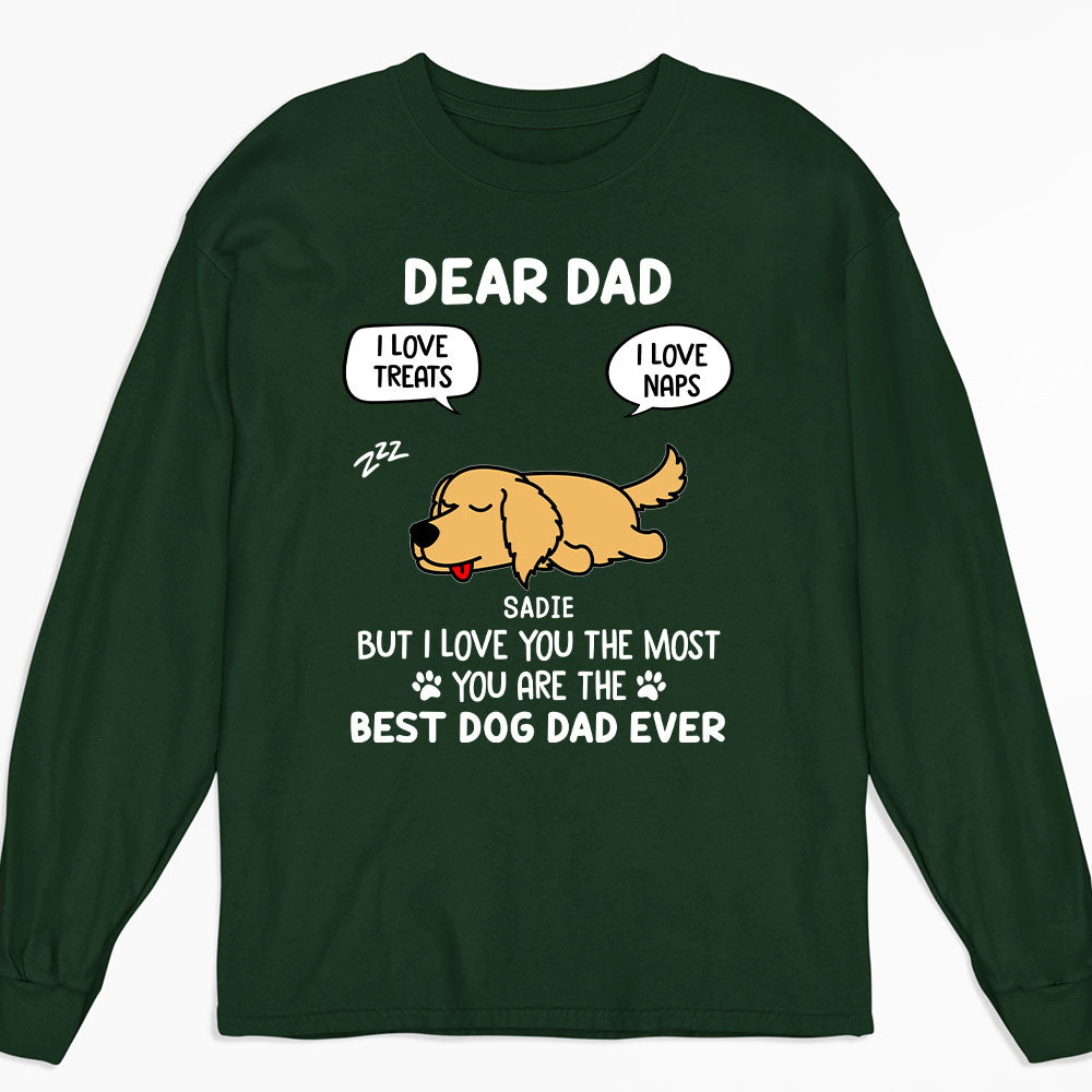 You're the Best to Me - Customizable Personalized Long Sleeve T - shirt for Pet Lovers