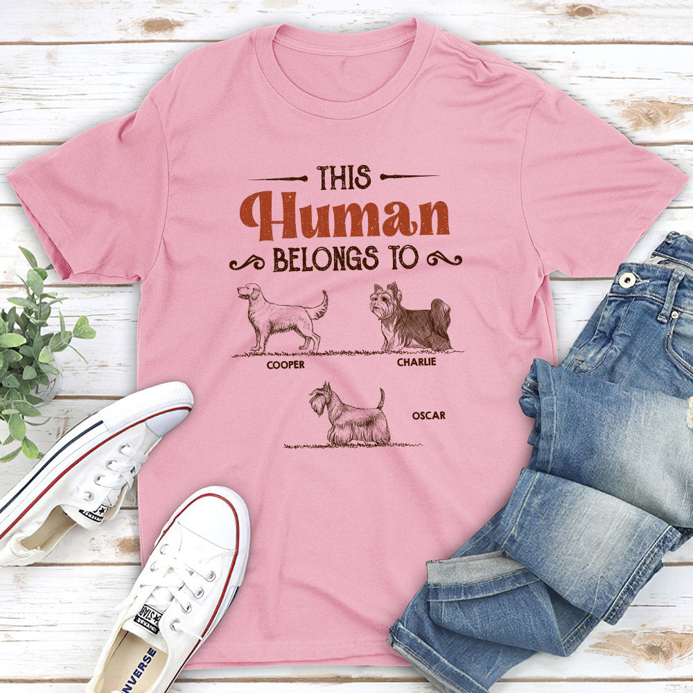 Customizable Unisex Human and Dog Personalized T-shirt - Ideal Gift for Pet Lovers