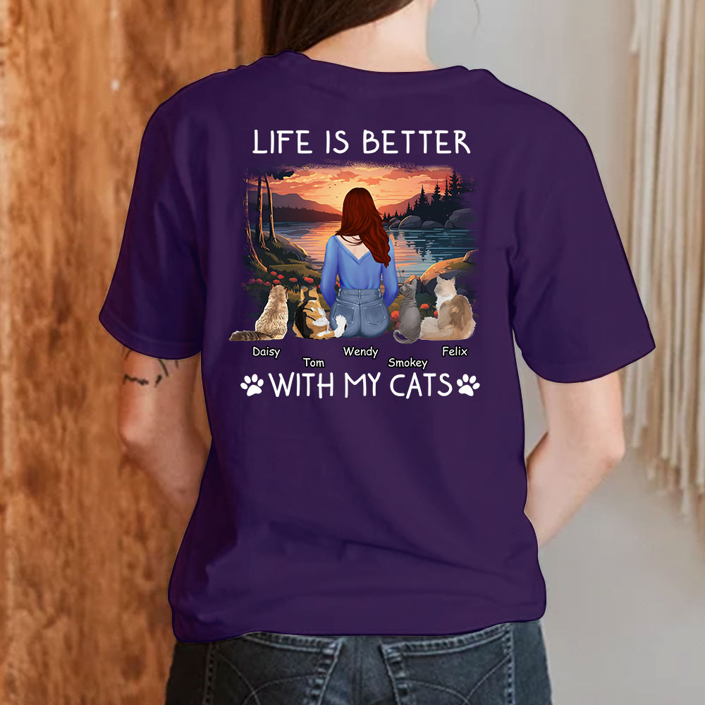 Personalized Premium Cat Lover T-shirt - A Perfect Gift