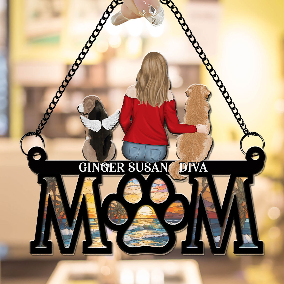 Personalized Custom 'I Am Here For You' Suncatcher - Ideal Home Decor & Gift