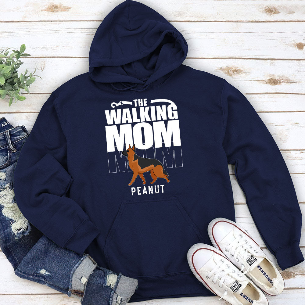 Customizable Walking Dad/Mom Personalized Hoodie - Ideal Gift for Pet Lovers