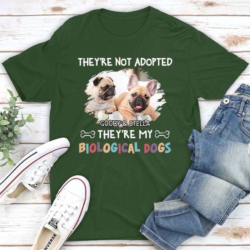 Personalized Custom Unisex My Biological Dog T-shirt - Ideal Gift for Pet Lovers