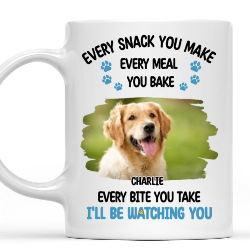 Personalized Always Watching You Photo Coffee Mug - A Unique Gift