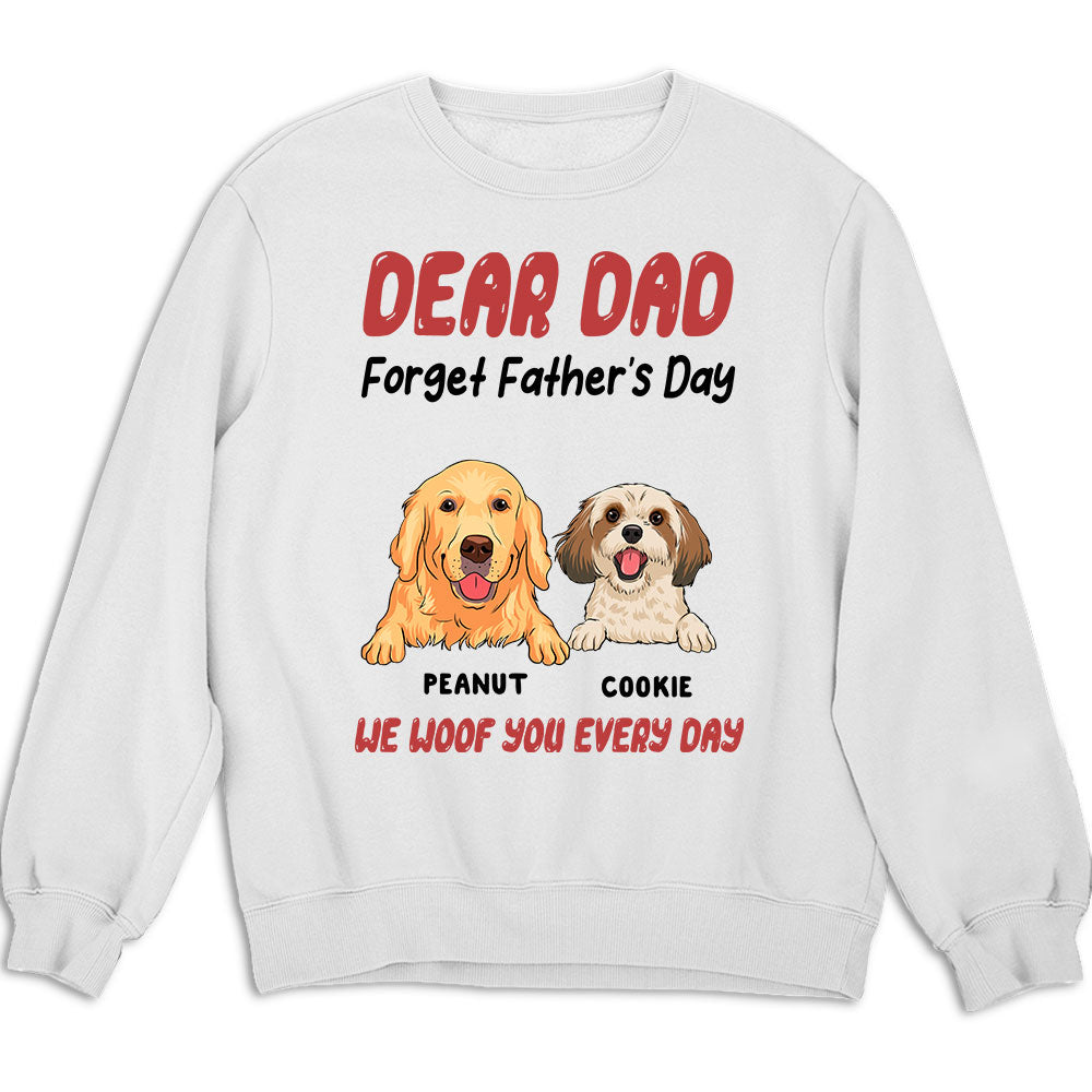 Daily Peeking Dog Personalized Custom Sweatshirt - A Must - Have for Pet Lovers