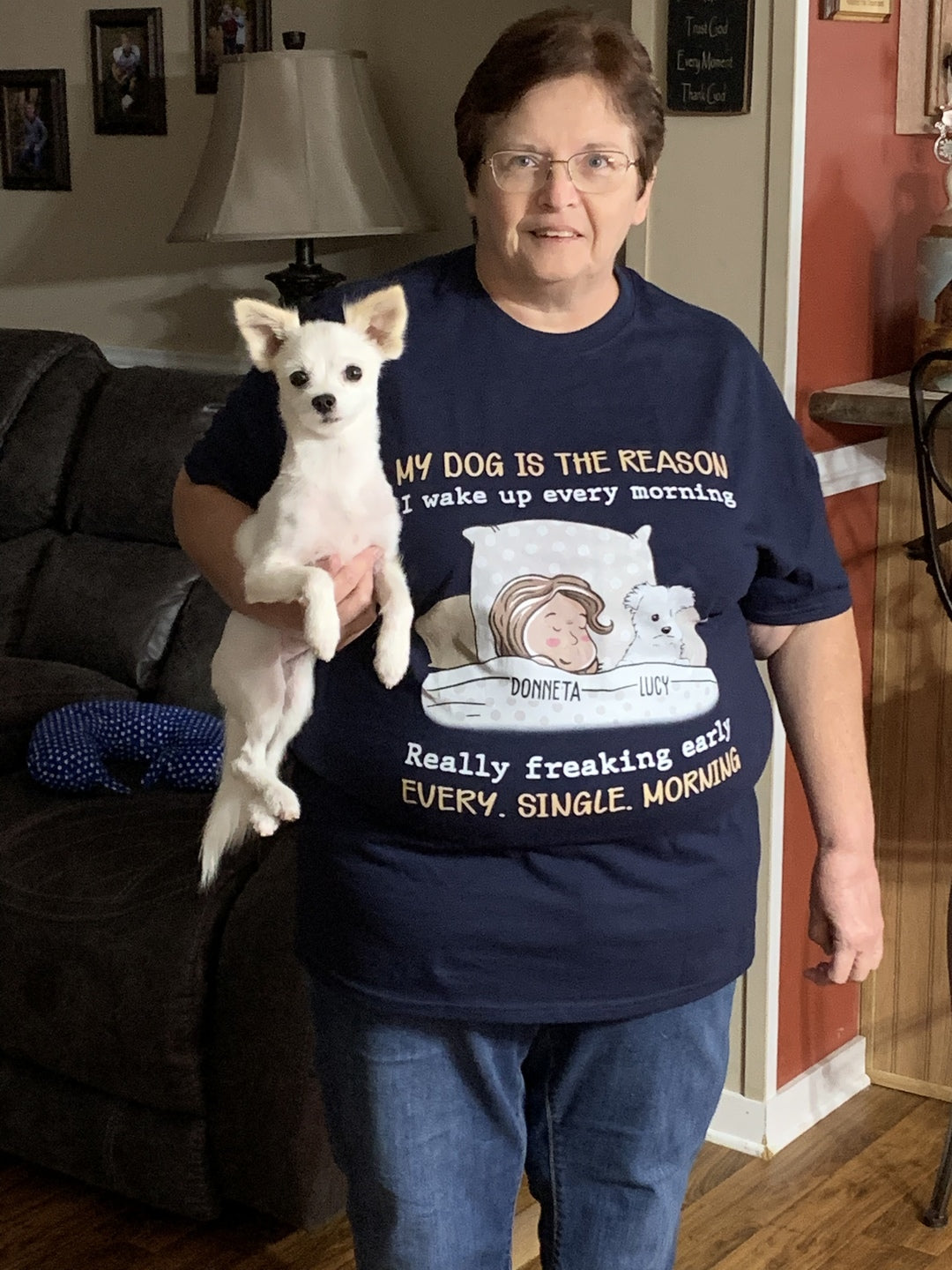 Personalized Unisex 'My Dog Is The Reason' T-shirt - Ideal Gift for Pet Lovers