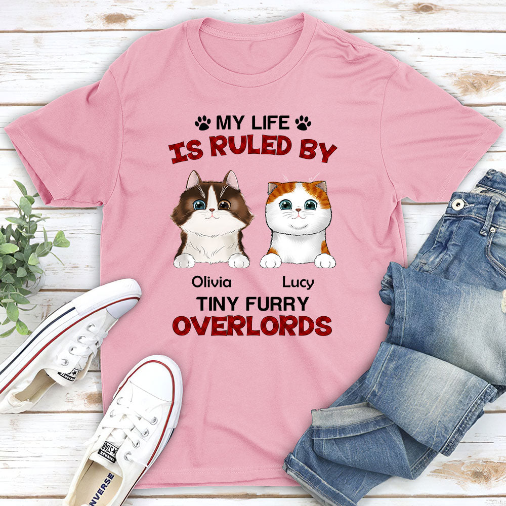 Customizable Tiny Furry Overlords Unisex T - shirt: Ideal Gift for Pet Lovers