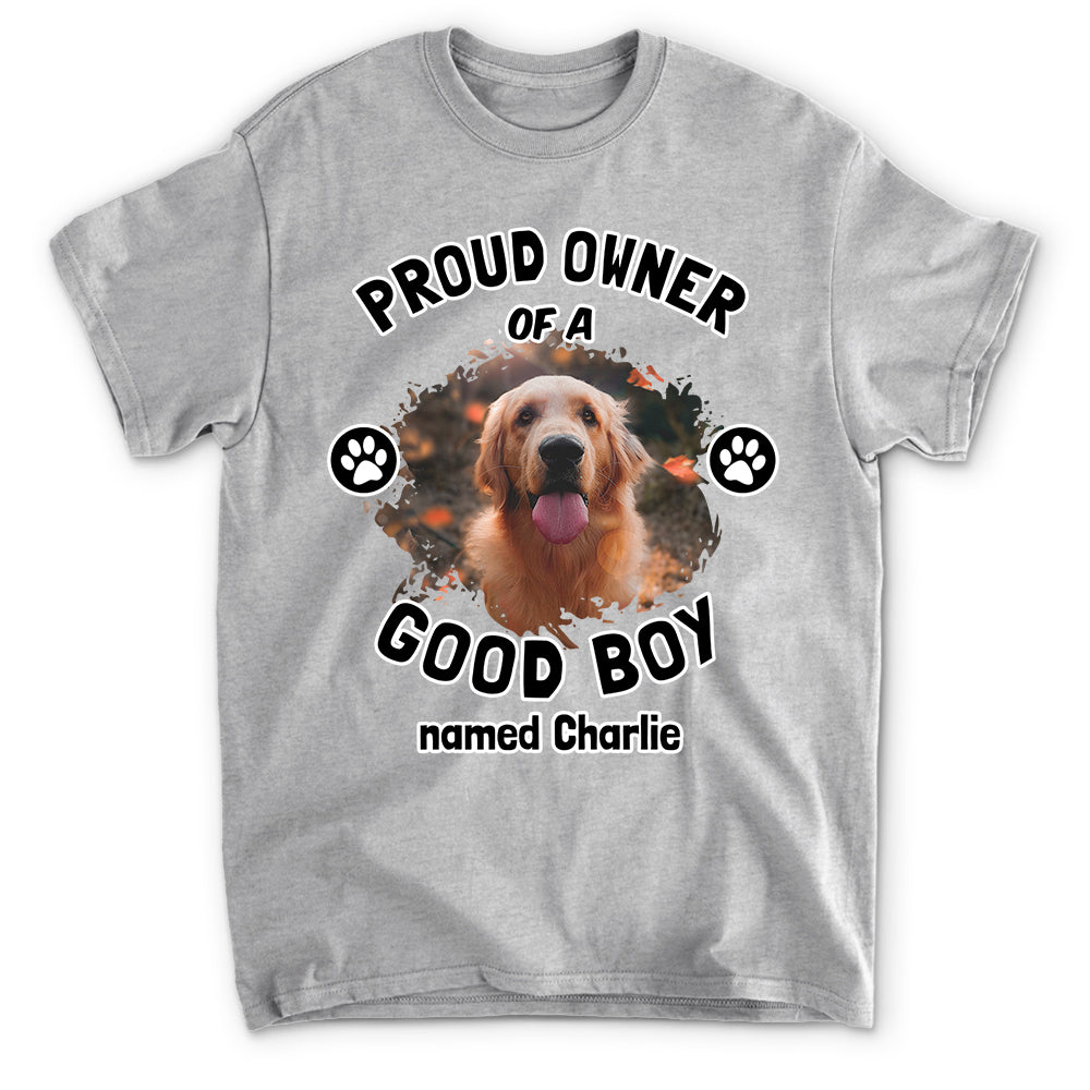 Personalized Unisex 'Proud Pet Owner' Photo T-shirt - Ideal Gift for Pet Lovers
