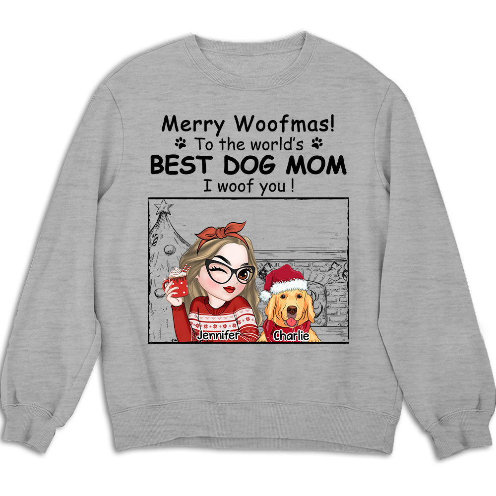 Top - Selling Personalized Christmas Sweatshirt for Dog Moms