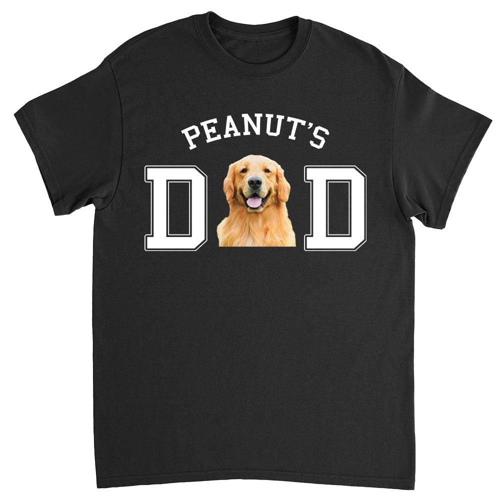 Personalized Unisex Dad/Mom Basic Photo T-shirt - Ideal Gift for Pet Lovers