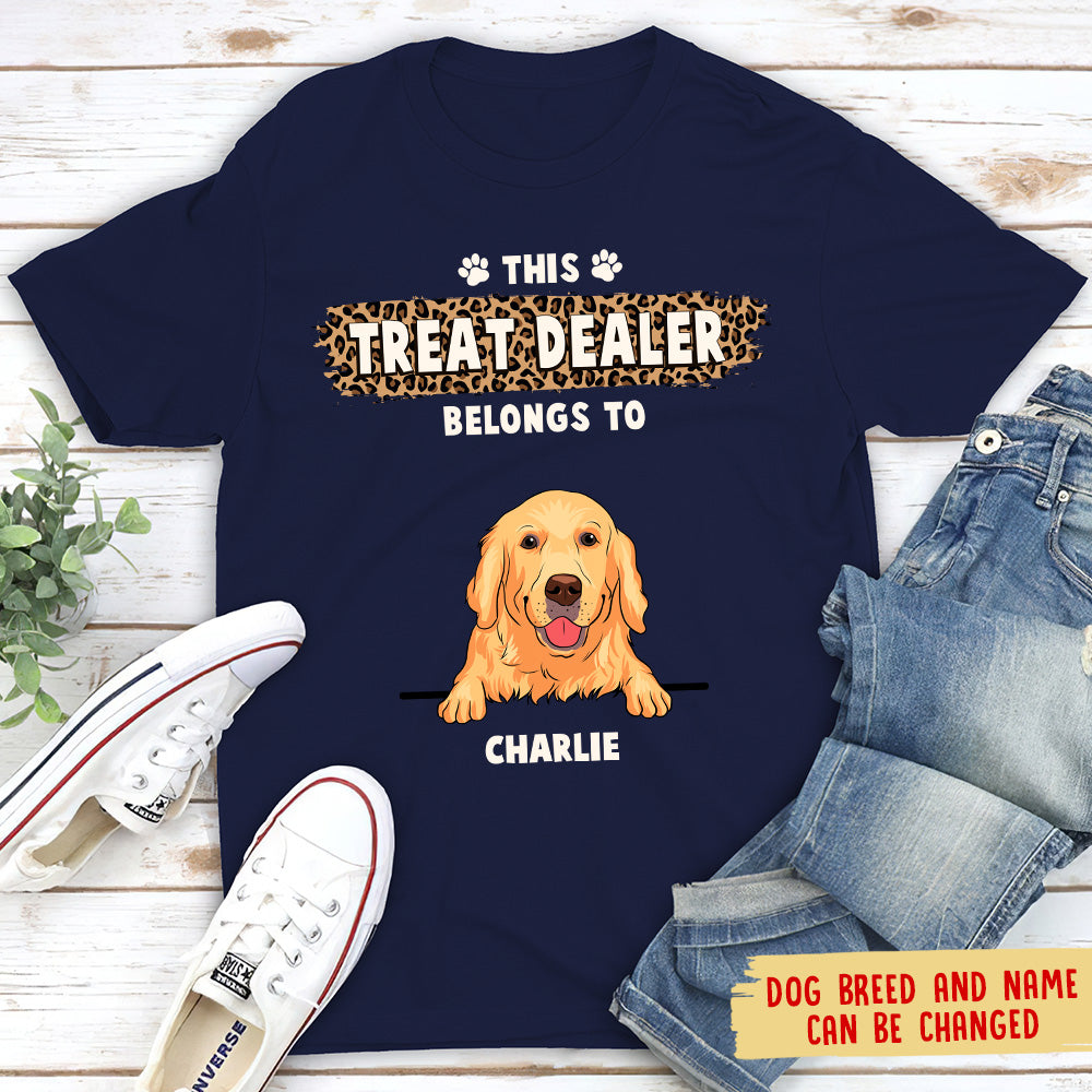 Treat Dealer - Customizable Unisex Personalized T - shirt for Pet Lovers